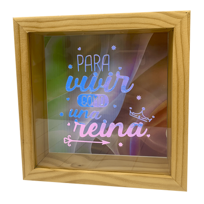 MS Regalos Personalizados | Alcancía personalizada | Para vivir como una reina | My Sign Lima Peru