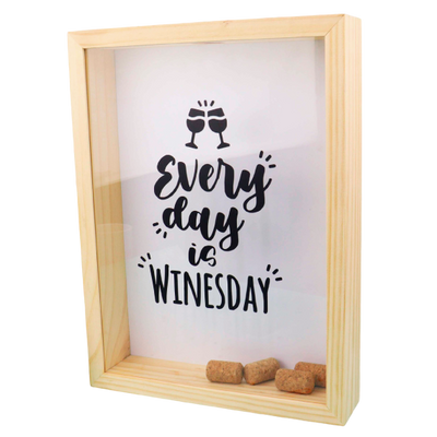 MS Regalos Personalizados | Alcancía de Corchos | Everyday is winesday | My Sign Lima Peru