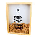 MS Regalos Personalizados | Alcancía de Corchos | Keep Calm And Drink Wine | My Sign Lima Peru