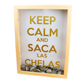 MS Regalos Personalizados | Alcancía de Chapas | Keep Calm and Saca las Chelas | My Sign Lima Peru