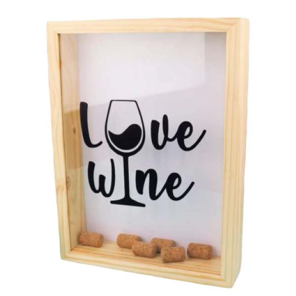 MS Regalos Personalizados | Alcancía de Corchos | Love Wine | My Sign Lima Peru