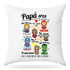 MS Regalos Personalizados | Almohada personalizada | Papá Marvel | My Sign Lima Peru