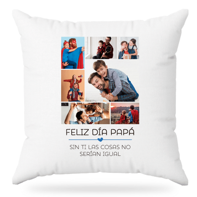 MS Regalos Personalizados | Almohada personalizada | Feliz día papá 02 | My Sign Lima Peru