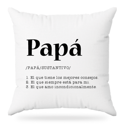 MS Regalos Personalizados | Almohada personalizada | Papá incondicional | My Sign Lima Peru