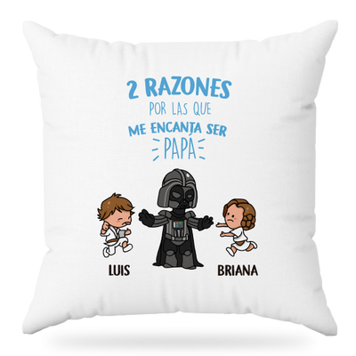 MS Regalos Personalizados | Almohada personalizada | Hijos Razones Star Wars | My Sign Lima Peru