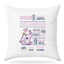 MS Regalos Personalizados | Almohada personalizada | Datos Nueva Bebe Rosa | My Sign Lima Peru