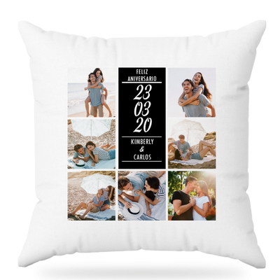 MS Regalos Personalizados | Almohada personalizada | Feliz Aniversario 01 | My Sign Lima Peru