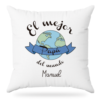 MS Regalos Personalizados | Almohada personalizada | El mejor papá 02 | My Sign Lima Peru