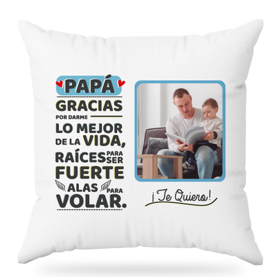 MS Regalos Personalizados | Almohada personalizada | Gracias papá | My Sign Lima Peru