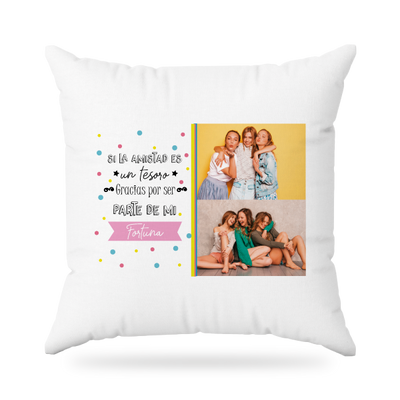 MS Regalos Personalizados | Almohada personalizada | La amistad es un tesoro | My Sign Lima Peru