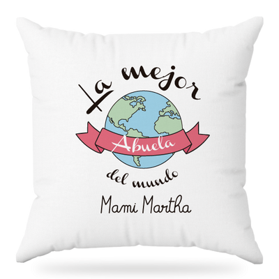 MS Regalos Personalizados | Almohada personalizada | La mejor abuela | My Sign Lima Peru