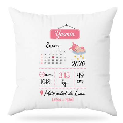 MS Regalos Personalizados | Almohada personalizada | Nacimiento | My Sign Lima Peru