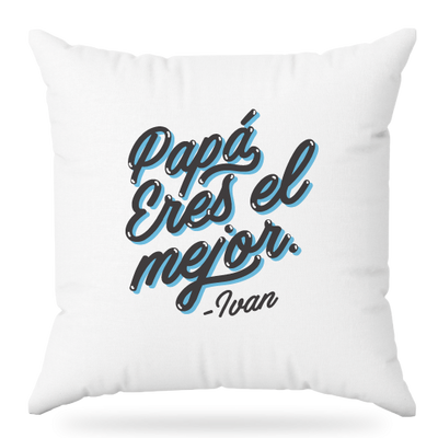 MS Regalos Personalizados | Almohada personalizada | Papá eres el mejor | My Sign Lima Peru