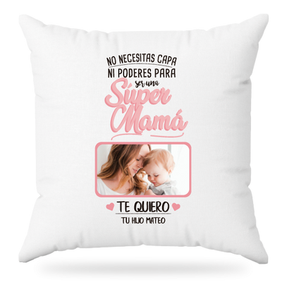 MS Regalos Personalizados | Almohada personalizada |  Súper mamá | My Sign Lima Peru