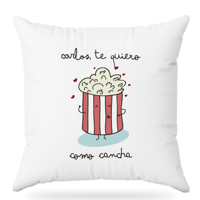MS Regalos Personalizados | Almohada personalizada | Te quiero como cancha | My Sign Lima Peru