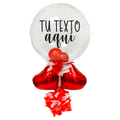 MS Regalos Personalizados | Arreglo de Globos | Rojo Corazones | My Sign Lima Peru