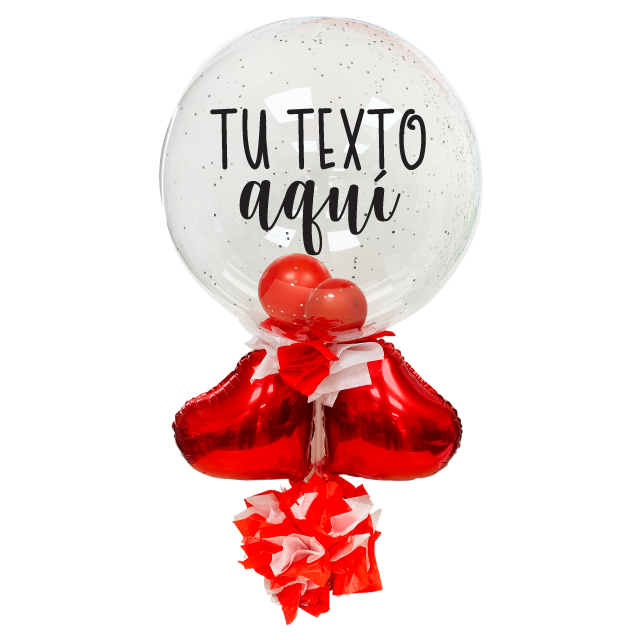 MS Regalos Personalizados | Arreglo de Globos | Rojo Corazones | My Sign Lima Peru