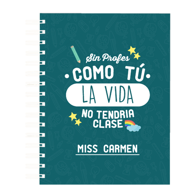 MS Regalos Personalizados | Block personalizado | Sin profes como tú | My Sign Lima Peru