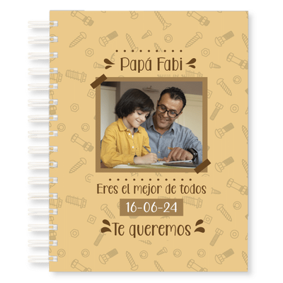 MS Regalos Personalizados | Block personalizado |  Papá te queremos | My Sign Lima Peru
