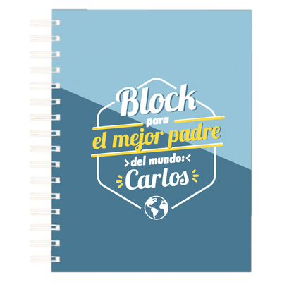MS Regalos Personalizados | Block personalizado | Mejor Papá | My Sign Lima Peru