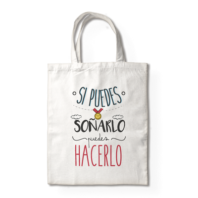 MS Regalos Personalizados | Totebag | Si puedes soñarlo, puedes hacerlo | My Sign Lima Peru
