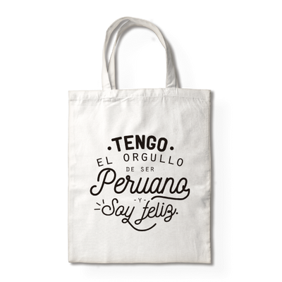 MS Regalos Personalizados | Totebag | Tengo el orgullo de ser peruano | My Sign Lima Peru