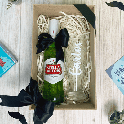 MS Regalos Personalizados | Box Cerveza con vaso pinta 02 | My Sign Lima Peru