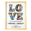 MS Regalos Personalizados | Cuadro en Piezas | LOVE | My Sign Lima Peru
