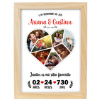 MS Regalos Personalizados | Cuadro personalizado | Corazón Rompecabezas | My Sign Lima Peru