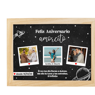 MS Regalos Personalizados | Cuadro personalizado | Aniversario estrellas | My Sign Lima Peru