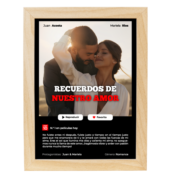MS Regalos Personalizados | Cuadro personalizado | Netflix Recuerdos | My Sign Lima Peru