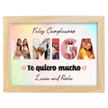 MS Regalos Personalizados | Cuadro Personalizado l Cumple 03 | My Sign Lima Peru