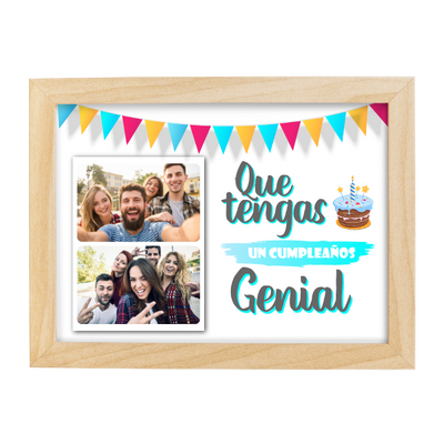 MS Regalos Personalizados | Cuadro personalizado | Cumpleaños genial | My Sign Lima Peru