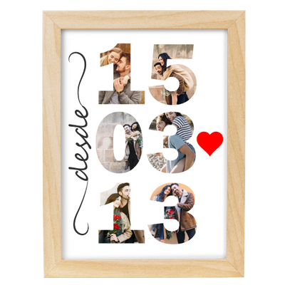 MS Regalos Personalizados | Cuadro personalizado | Desde Fecha | My Sign Lima Peru