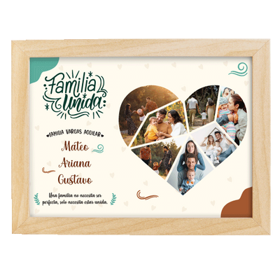 MS Regalos Personalizados | Cuadro Personalizado l Familia 02 | My Sign Lima Peru