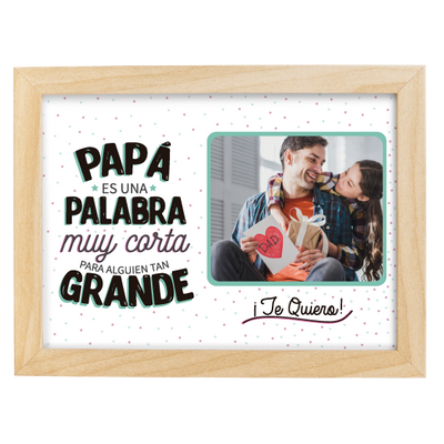 MS Regalos Personalizados | Cuadro personalizado | Feliz día papá 02 | My Sign Lima Peru
