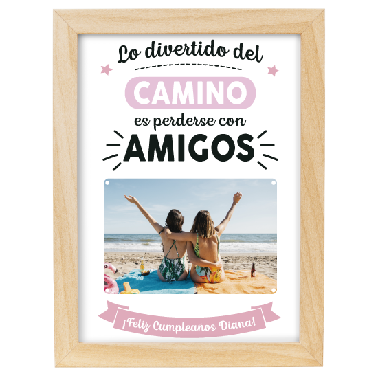 MS Regalos Personalizados | Cuadro personalizado | Lo divertido del camino | My Sign Lima Peru