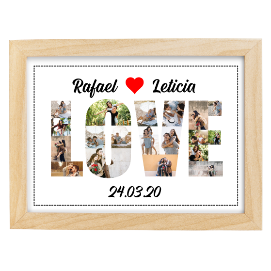 MS Regalos Personalizados | Cuadro personalizado | Love con fotos | My Sign Lima Peru