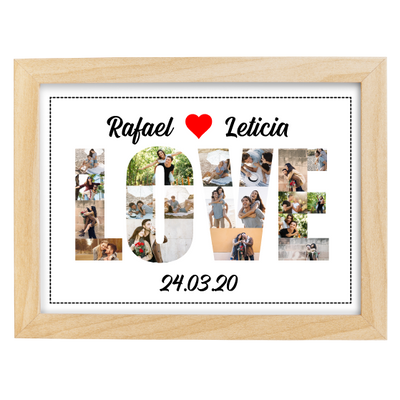 MS Regalos Personalizados | Cuadro personalizado | Love con fotos | My Sign Lima Peru