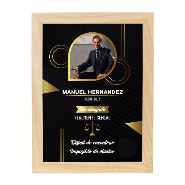 MS Regalos Personalizados | Cuadro personalizado | Abogado | My Sign Lima Peru