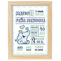 MS Regalos Personalizados | Cuadro personalizado | Nacimiento 03 | My Sign Lima Peru