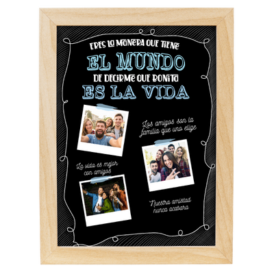 MS Regalos Personalizados | Cuadro personalizado | Nuestra amistad | My Sign Lima Peru
