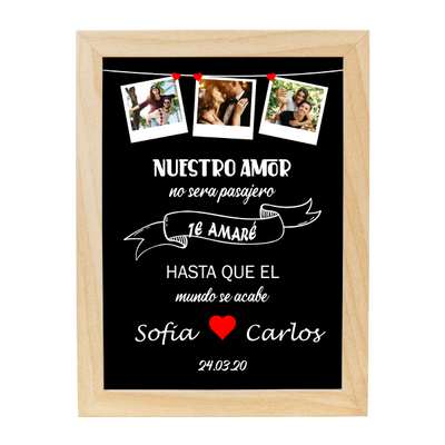 MS Regalos Personalizados | Cuadro personalizado | Nuestro amor | My Sign Lima Peru