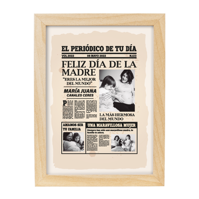 MS Regalos Personalizados | Cuadro personalizado | Periódico | My Sign Lima Peru