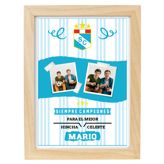 MS Regalos Personalizados | Cuadro personalizado | Sporting cristal | My Sign Lima Peru