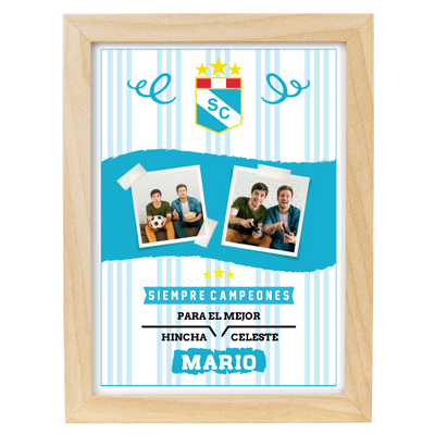 MS Regalos Personalizados | Cuadro personalizado | Sporting cristal | My Sign Lima Peru