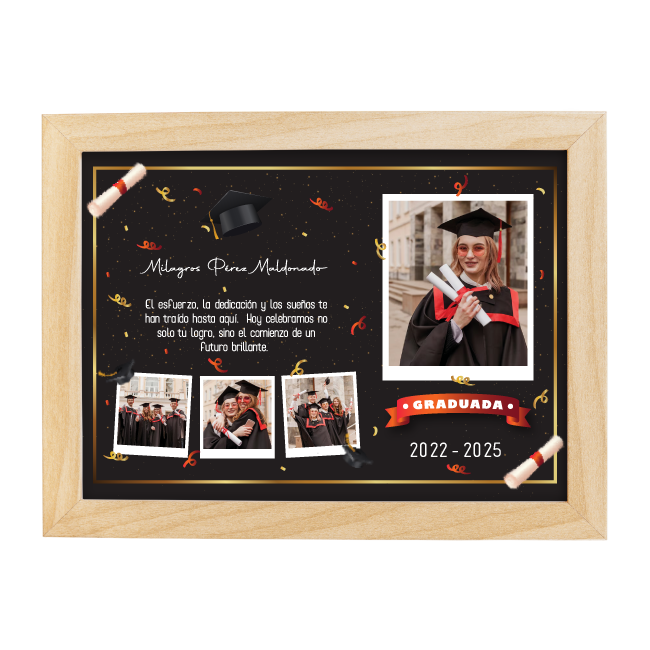 MS Regalos Personalizados | Cuadro Personalizado l Graduación 04 | My Sign Lima Peru