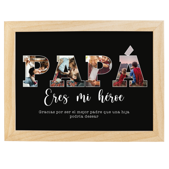 MS Regalos Personalizados | Cuadro personalizado | Eres mi héroe | My Sign Lima Peru