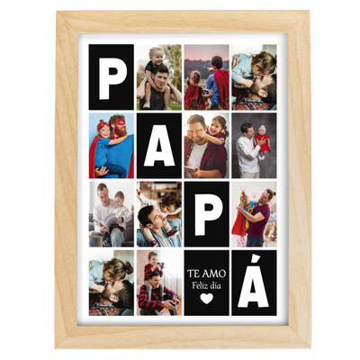 MS Regalos Personalizados | Cuadro personalizado | Papá fotos 01 | My Sign Lima Peru