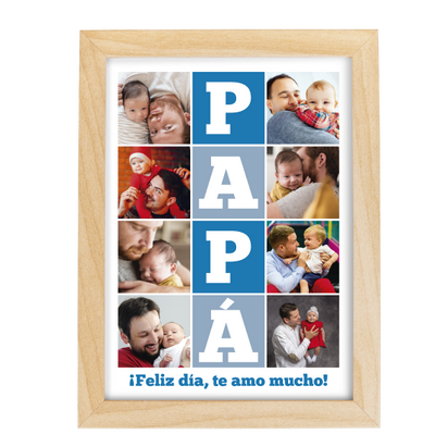 MS Regalos Personalizados | Cuadro personalizado | Papá feliz día | My Sign Lima Peru